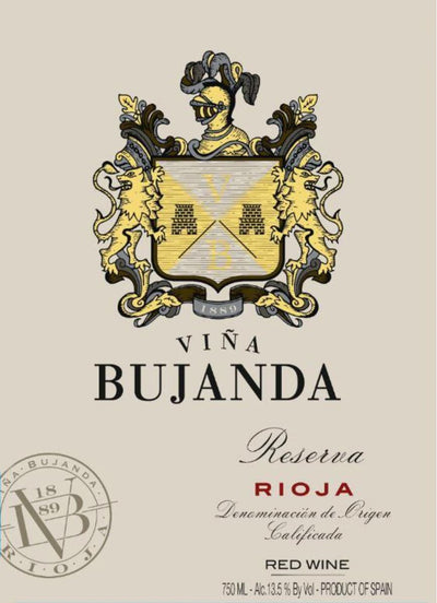 Vina Bujanda Rioja Reserva 2017 - 750ml