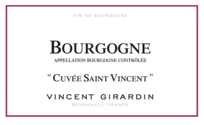 Vincent Girardin Bourgogne Cuvee Saint Vincent Rouge 2022 - 750ml