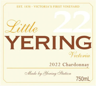 Yering Station 'Little' Yering Victoria Chardonnay 2022 - 750ml