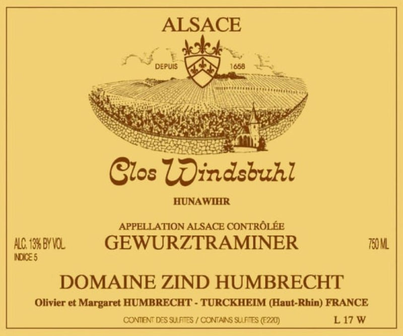Zind-Humbrecht Clos Windsbuhl Gewurztraminer 2020 - 750ml
