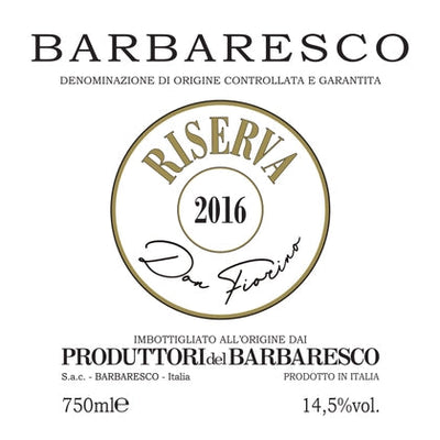 2016 Produttori del Barbaresco "Don Fiorino" Barbaresco Riserva - 750ml