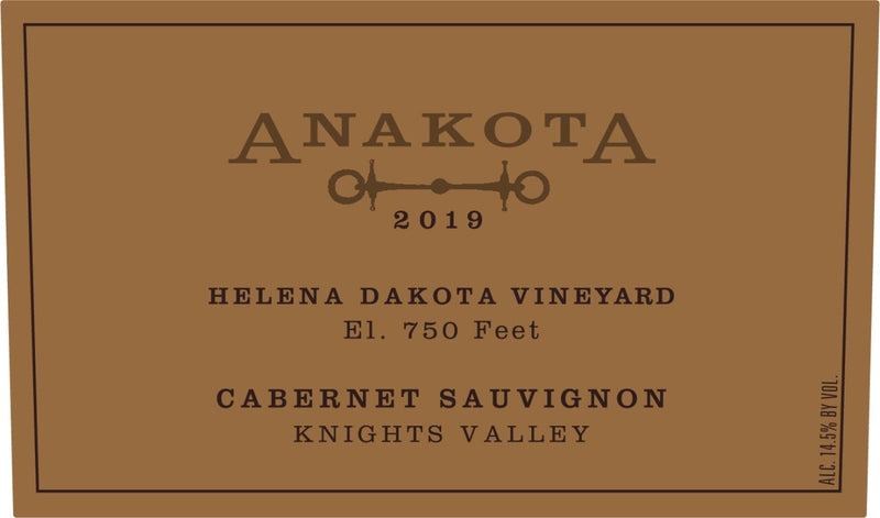 Anakota Helena Dakota Cabernet Sauvignon 2019 - 750ml