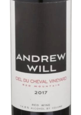 Andrew Will Ciel Du Cheval Red Blend 2017 - 750ml