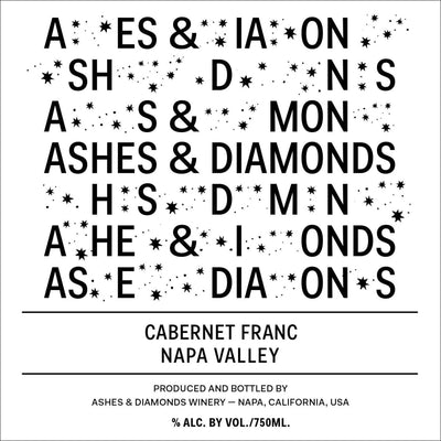 Ashes & Diamonds Cabernet Franc 2018 - 750ml
