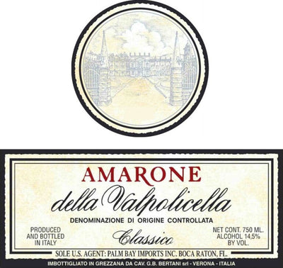 Bertani Amarone Classico 2012 - 750ml