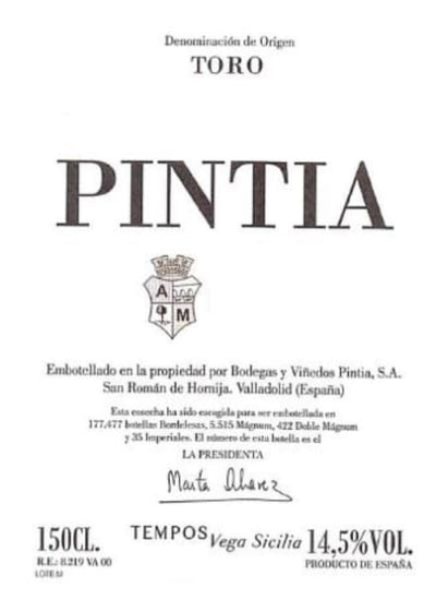 Bodegas y Vinedos Pintia 2017 - 1.5L