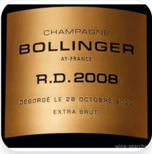 Bollinger R.D. Extra Brut 2008 - 1.5L