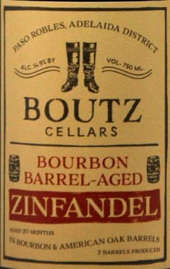 Boutz Cellars Bourbon Barrel Aged Zinfandel 2020 - 750ml