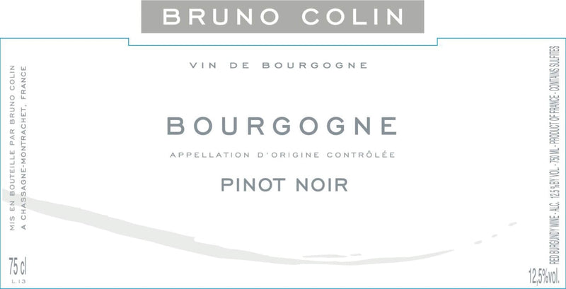 Bruno Colin Bourgogne Pinot Noir 2020 - 750ml