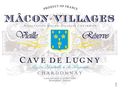 Cave de Lugny Macon-Villages Vieille Reserve Chardonnay 2018 - 750ml