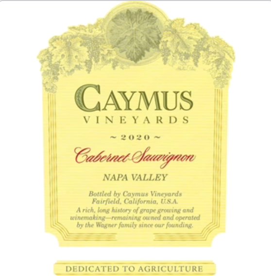 Caymus Cabernet Sauvignon 2020 - 375ml