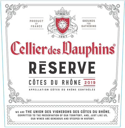 Cellier des Dauphins CDR Reserve Red 2019 - 750ml
