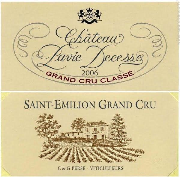 Ch Pavie Decesse St. Emilion 2008 - 750ml