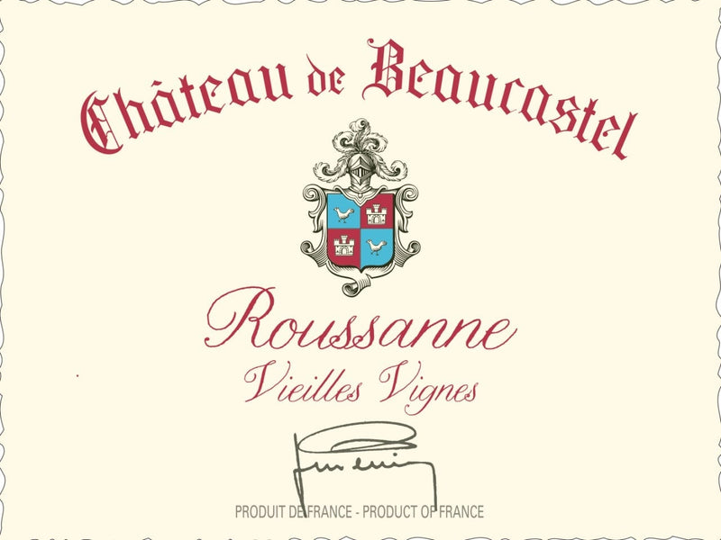 Chateau Beaucastel Roussanne VV Blanc 2019 - 750ml