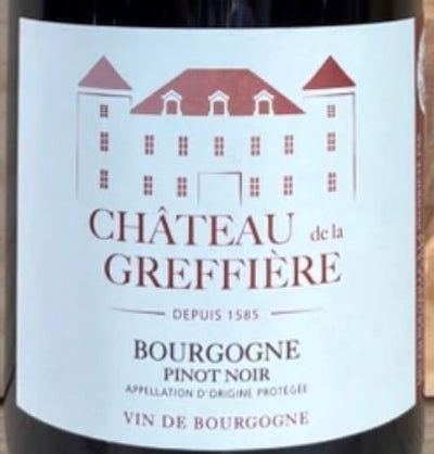 Château de La Greffière Bourgogne Rouge Pinot Noir 2021 - 750ml