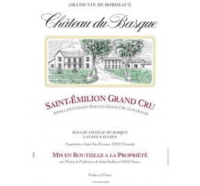 Chateau Du Basque Saint Emilion Grand Cru 2018 - 750ml