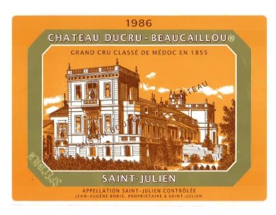 Chateau Ducru-Beaucaillou 1986 - 750ml