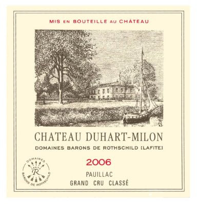 Chateau Duhart-Milon, Paulliac 2006 - 750ml