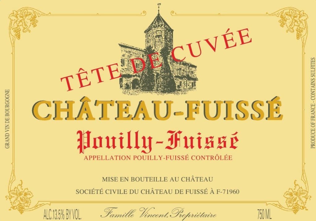 Chateau Fuisse Pouilly Fuisse Tete de Cuvee 2018 - 750ml
