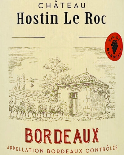 Chateau Hostin Le Roc Bordeaux 2019 - 750ml