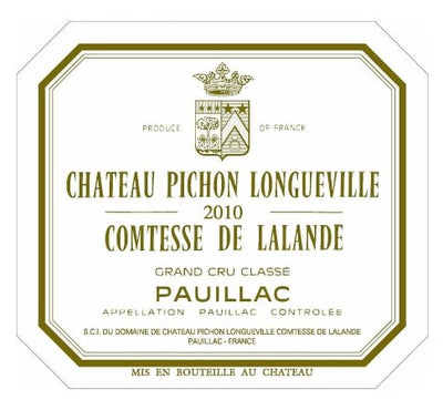 Chateau Pichon Longueville Comtesse de Lalande 2010 - 750ml