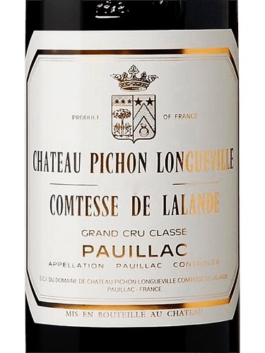 Chateau Pichon Longueville Comtesse de Lalande Pauillac 1995 - 1.5L