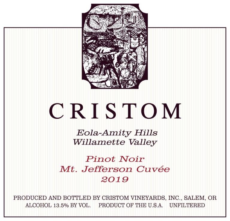 Cristom Mt. Jefferson Cuvee Pinot Noir 2019 - 750ml