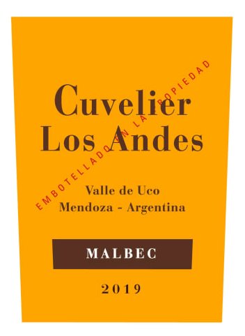 Cuvelier Los Andes Malbec 2019 - 750ml
