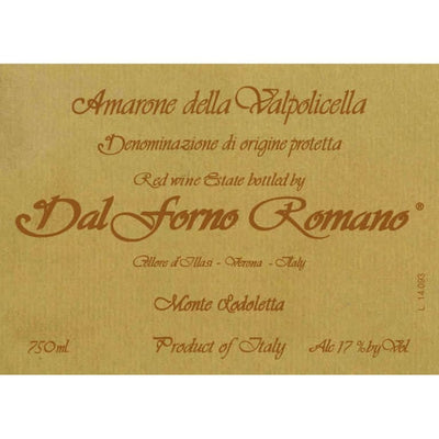 Dal Forno Romano Monte Lodoletta Amarone della Valpolicella 2009 - 750ml