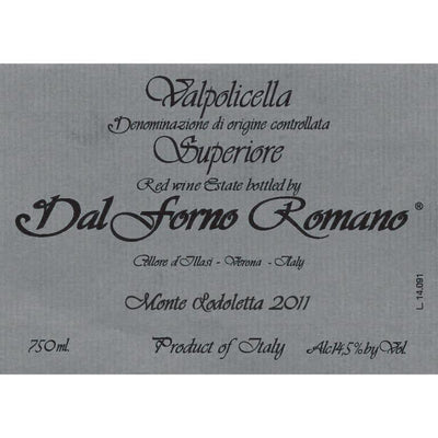 Dal Forno Romano Valpolicella Superiore 2011 - 750ml