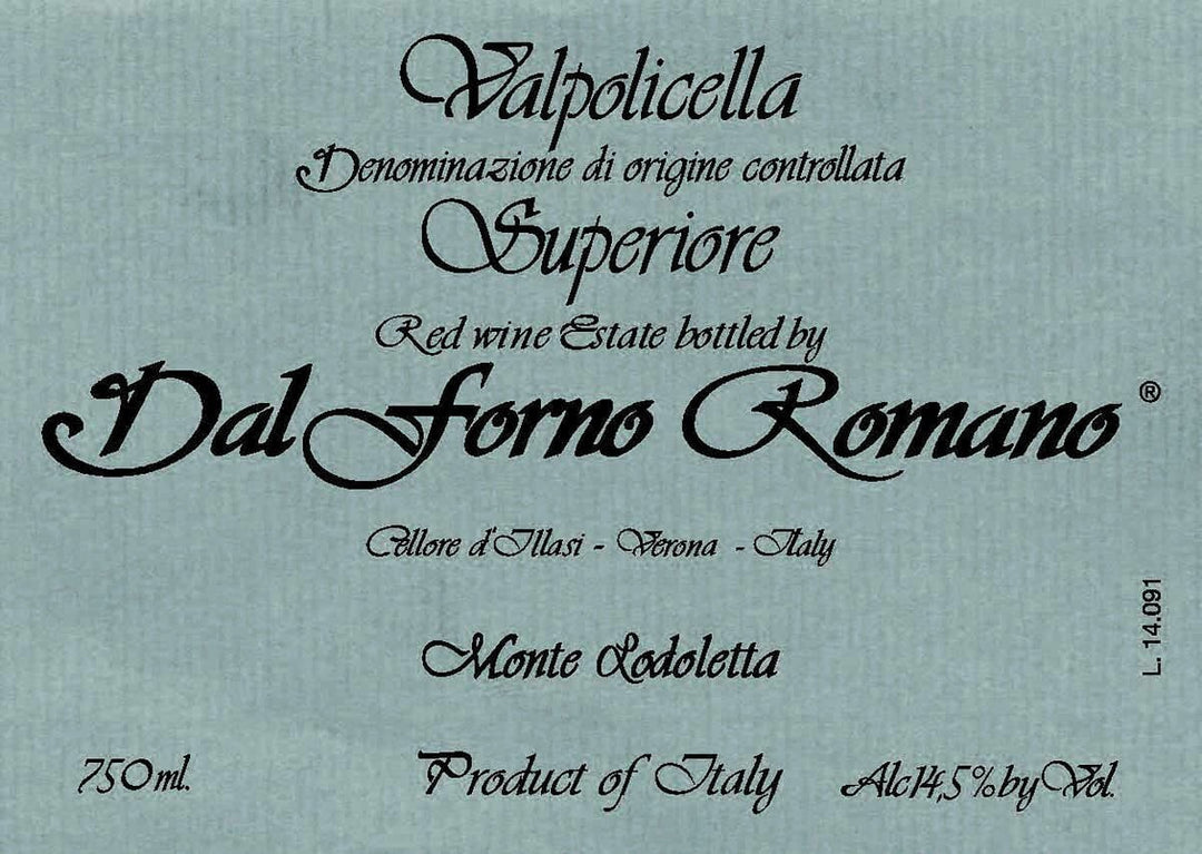 Dal Forno Romano Valpolicella Superiore 2018 - 750ml – Redneck