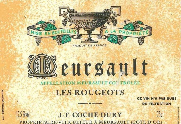 Domaine Coche-Dury Meursault Les Rougeots 2018 - 750ml