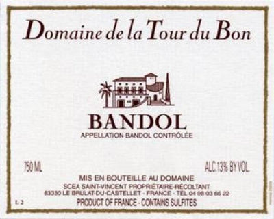 Domaine de la Tour du Bon Bandol Rouge 2018 - 750ml