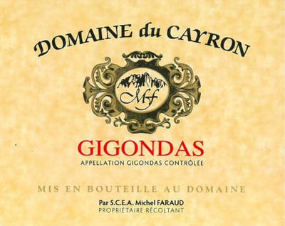 Domaine du Cayron Gigondas 2020 - 750ml