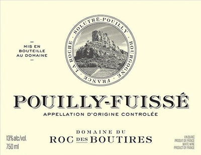 Domaine du Roc des Boutires Pouilly Fuisse 2018 - 750ml