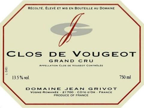 Domaine Jean Grivot Clos de Vougeot Grand Cru 2019 - 750ml