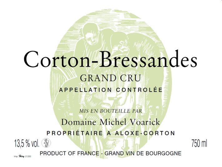 Domaine Michel Voarick Corton Bressandes Grand Cru Rouge 2018 - 750ml