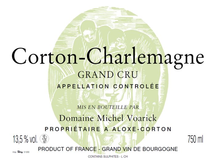 Domaine Michel Voarick Corton Charlemagne Grand Cru 2018 - 750ml