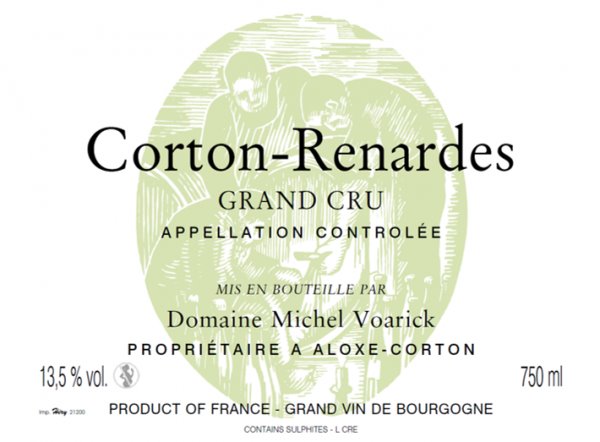 Domaine Michel Voarick Corton Renardes Grand Cru Rouge 2018 - 750ml