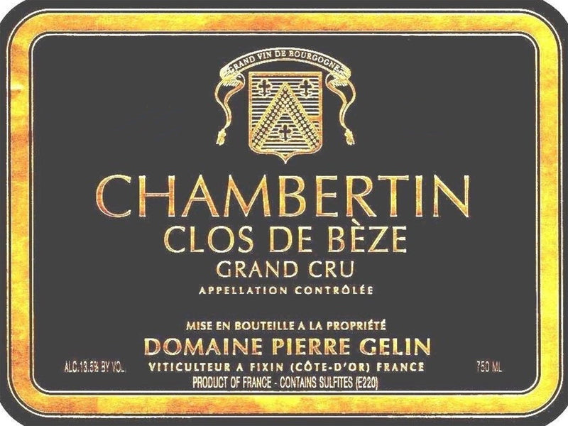 Domaine Pierre Gelin Chambertin Clos de Beze Grand Cru 2018 - 750ml