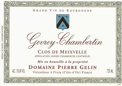 Domaine Pierre Gelin Gevrey Chambertin Clos de Meixvelle 2017 - 750ml
