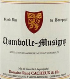 Domaine Rene Cacheux Chambolle Musigny 2019 -750ml