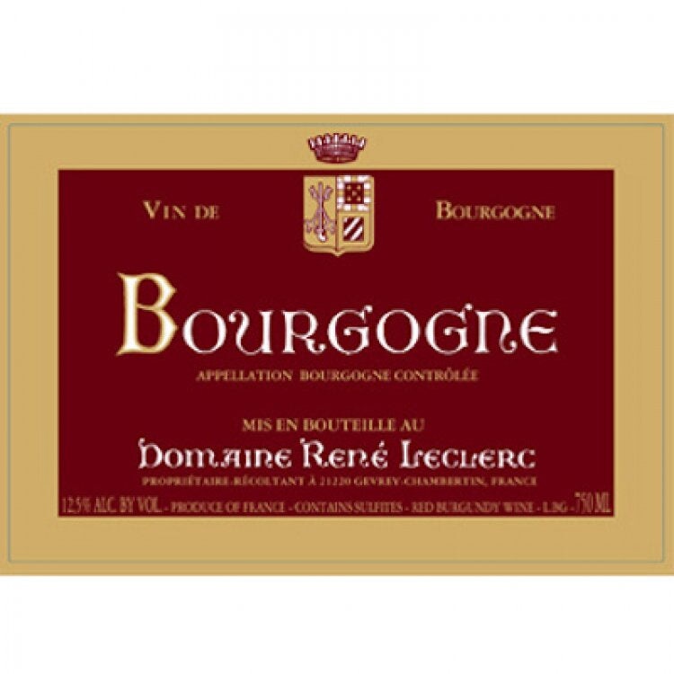 Domaine Rene Leclerc Bourgogne Rouge 2019 - 750ml