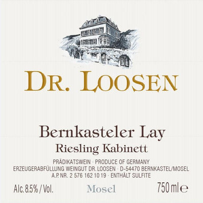 Dr. Loosen Bernkasteler Lay Riesling Kabinett 2019 - 750ml