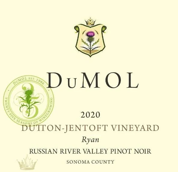 DuMOL Dutton-Jentoft Vineyard Ryan Pinot Noir 2020 - 750ml