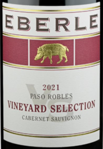 Eberle Vineyard Selection Cabernet Sauvignon 2021 - 750ml