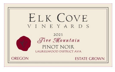 Elk Cove Five Mountain Pinot Noir, Willamette Valley 2021 - 750ml