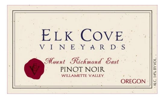 Elk Cove Mount Richmond Pinot Noir, Willamette Valley 2021 - 750ml
