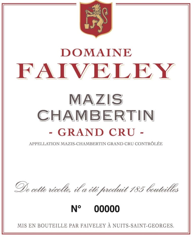 Faiveley Mazis-Chambertin Grand Cru 2018 - 750ml