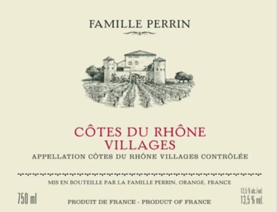Famille Perrin Cotes du Rhone Villages Rouge 2020 - 750ml